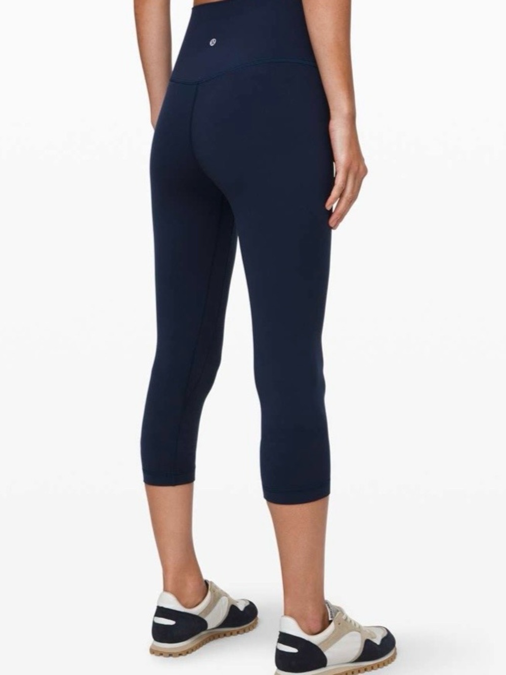 LULULEMON True Navy Align Crop 21” High Rise Active Nulu Workout Leggings Size 6 - Picture 8 of 8